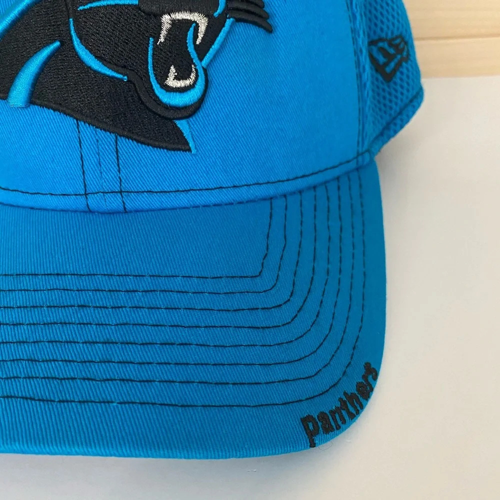 CAROLINA PANTHERS New Era 39THIRTY Official Team Logo NFL Stretch Fit Hat - Picture 4 of 9